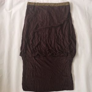 Juniors brown tube dress